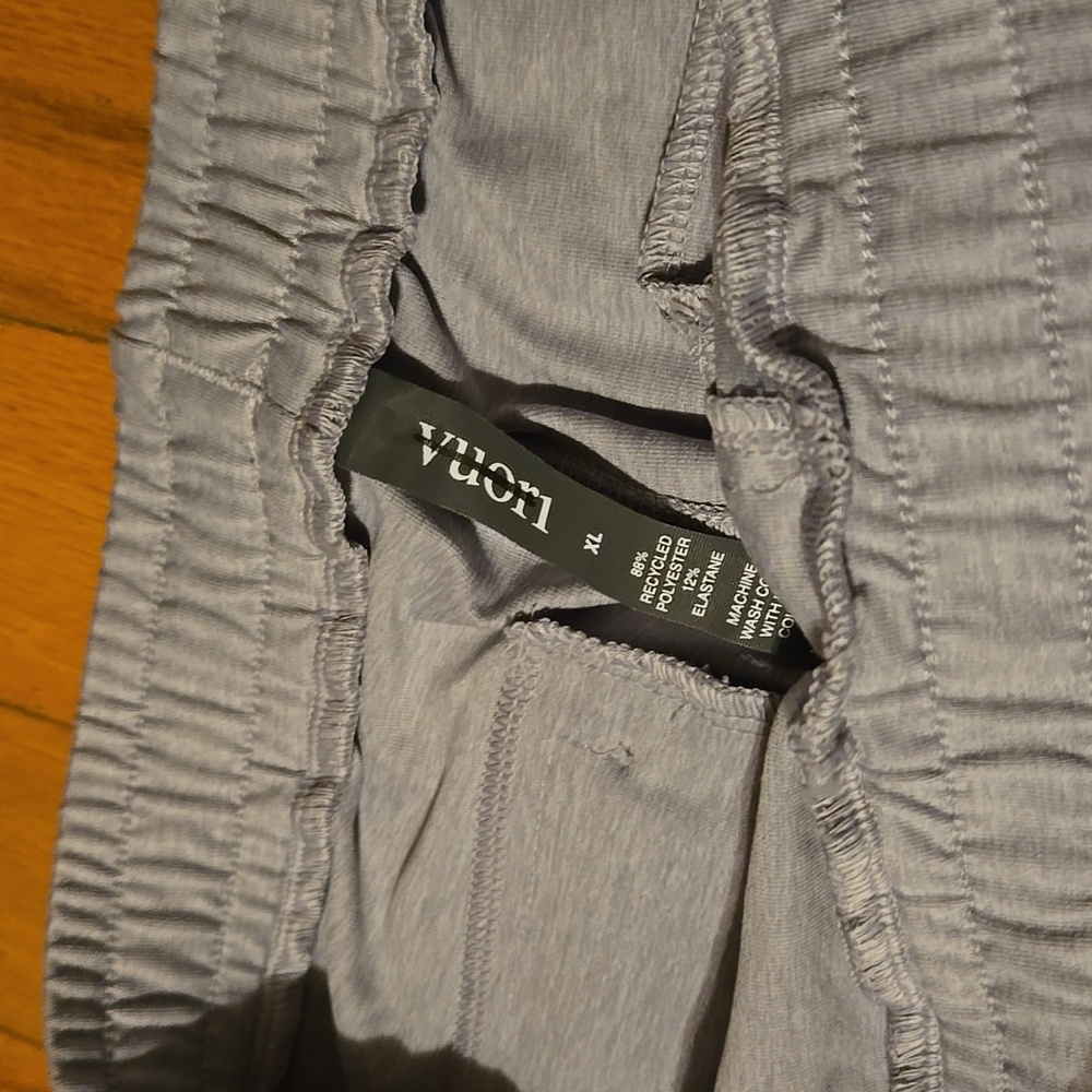 NWT, Men's XL Vuori "SUNDAY PERFORMANCE JOGGER" in Platinum Heather W/28" Inseam - Picture 6 of 15